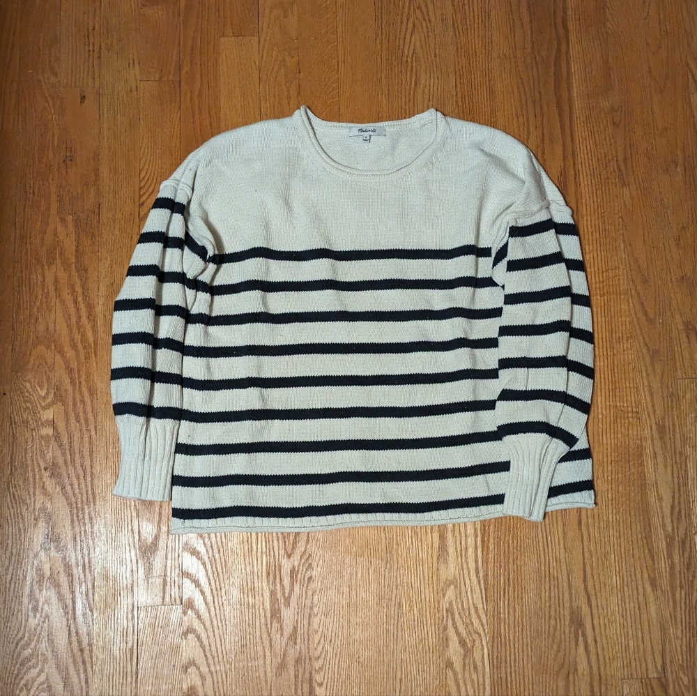 Madewell Conway Sweater in Nautical Stripe